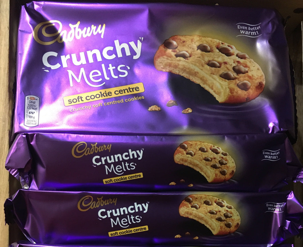 3x Cadbury Crunchy Melts with Soft Cookie Centre (3x156g)