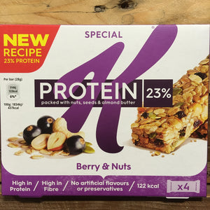 12x Special K Protein Blackcurrant & Pumpkin Seeds Bars (3 Packs of 4x28g)