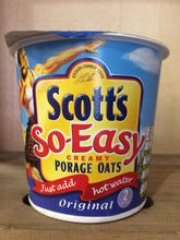 4x Scott's So Easy Original Porage Oats Pot 50g