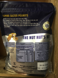1Kg of KP Jumbo Salted Peanuts (5 Bags of 200g)