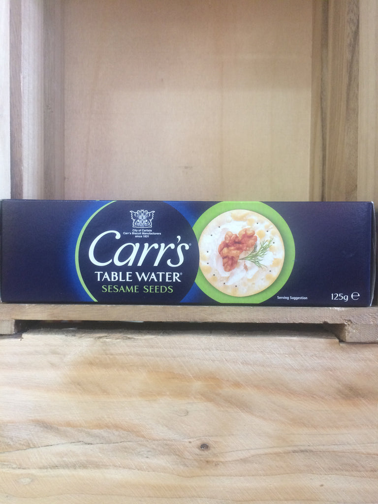 Carr's Sesame Seed Table Water Biscuits 125g & Low Price Foods Ltd