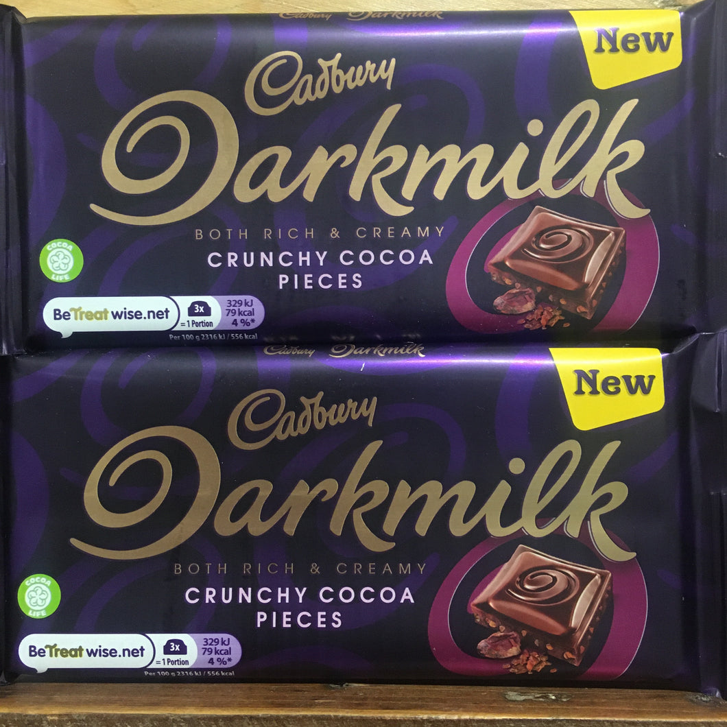 2x Cadbury Darkmilk Original Chocolate Bars (2x85g)