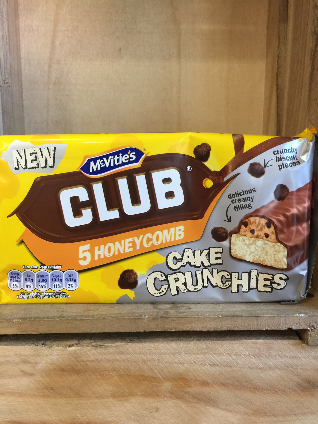 McVitie's Club Honeycomb Cake Crunchies 120g