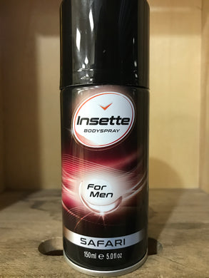 Insette Men's Body Spray Safari 150ml