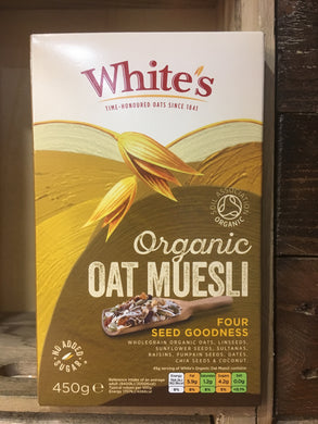 White's Oat Muesli Four Seed Goodness 450g
