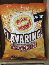 4x Hula Hoops Flavarings Tangy Cheese Big Sharing Bags (4x90g)