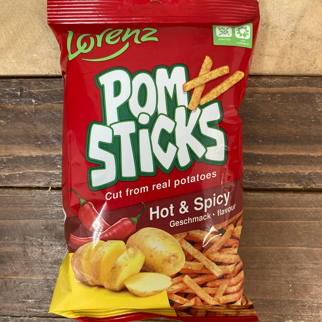 Lorenz Pomsticks Hot & Spicy Flavour 85g