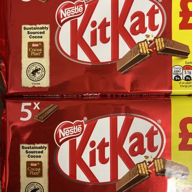 15x KitKat 2 Finger Chocolate Bars (3 Packs of 5 Bars)