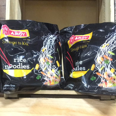 4x Amoy Straight to Wok Rice Noodles (2 Packs of 2X150g)
