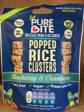 Pure Bites Blueberry & Cranberry 20g