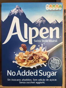 2x Alpen No Added Sugar Swiss Style Muesli (2x560g)