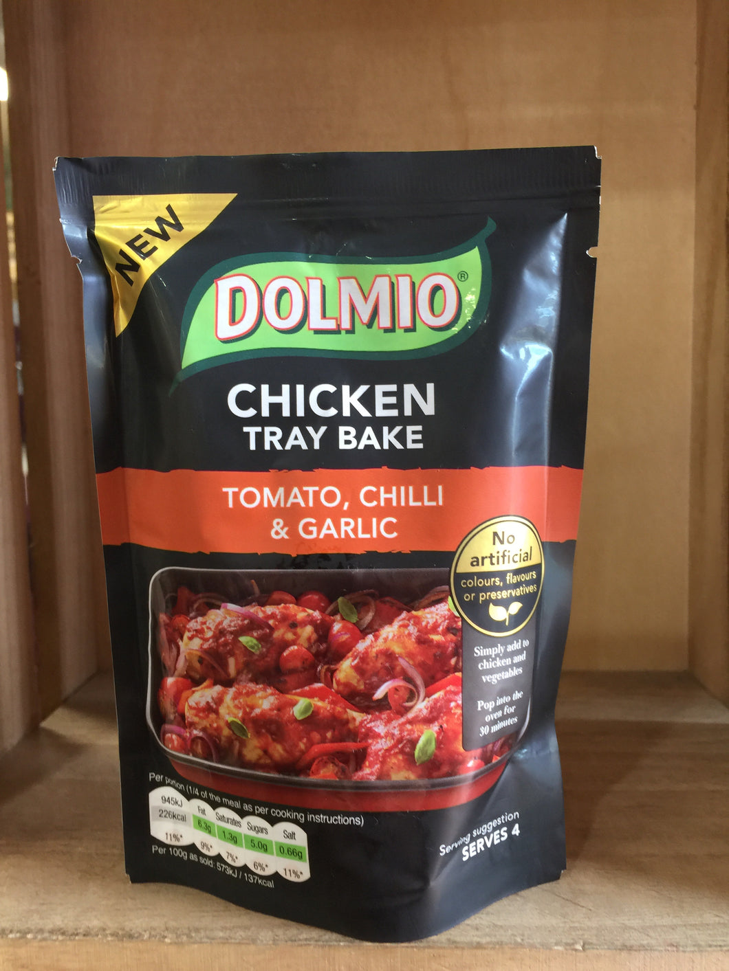 Dolmio Chicken Tray Bake Tomato & Chilli & Garlic 150g