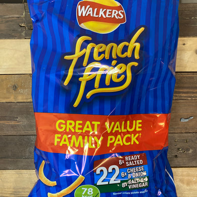 22x Walkers French Fries Variety Snacks (22x18g)
