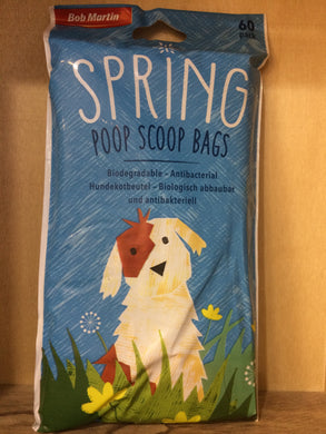 Bob Martin anti bacterial poop scoop bags 60's