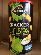 Jacob's Cracker Crisps Sour Cream & Chive 230g Tube