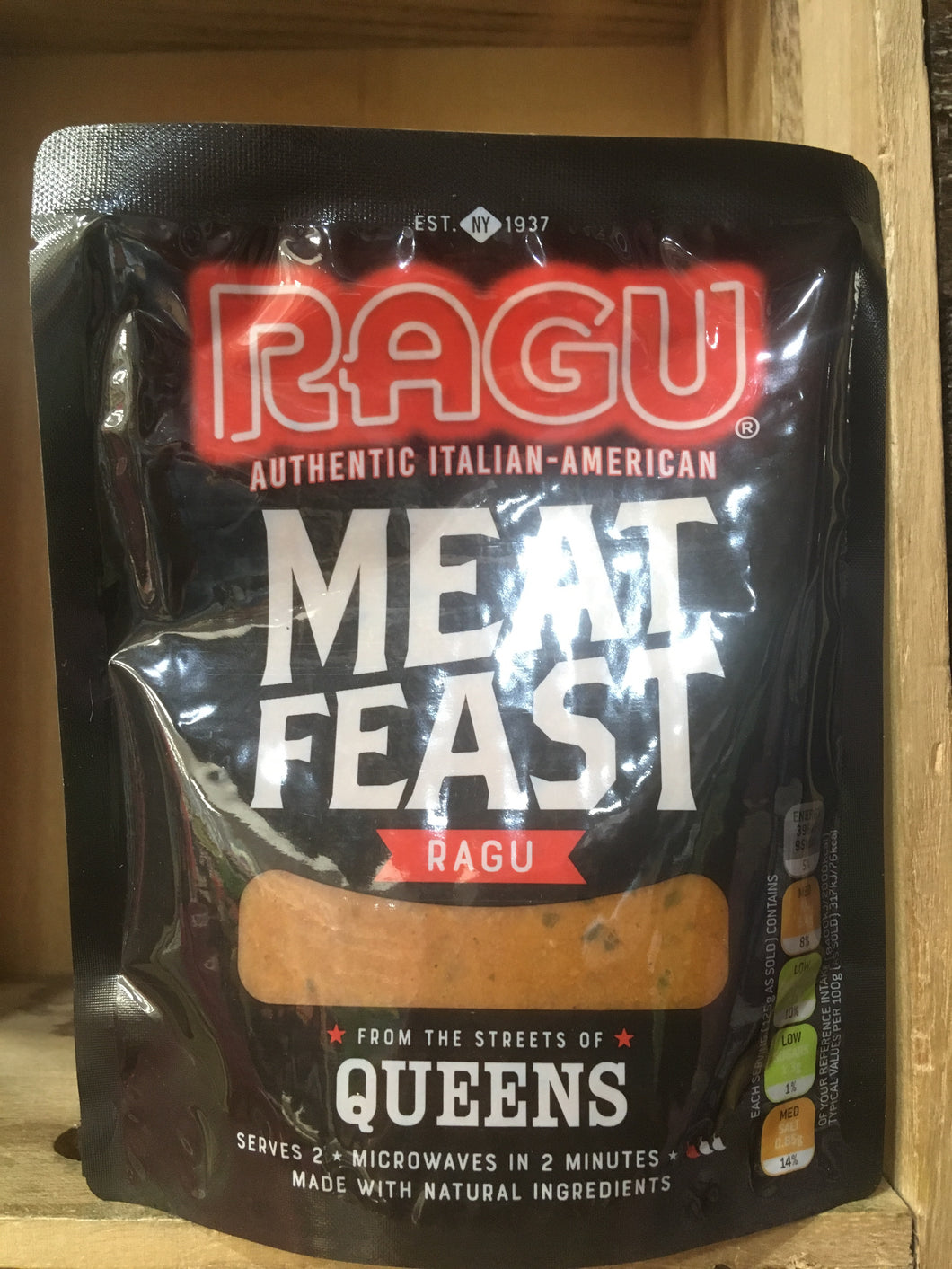 Ragu Spicy Meat Feast Pasta Sauce 250g