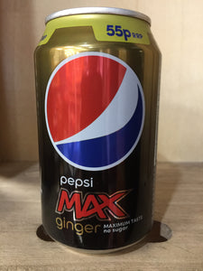 Pepsi Max with Ginger 330ml
