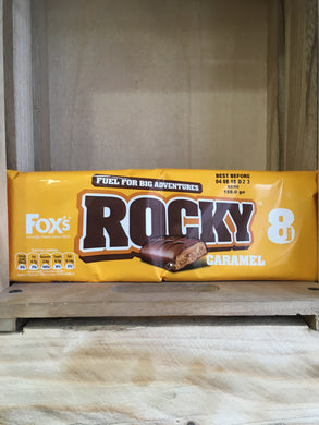 Foxs Rocky Caramel Bars 8 Pack 168g