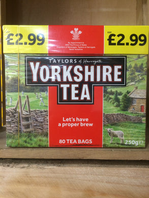 Taylors Yorkshire Tea 80 Bags 250g