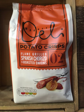 Walkers Market Deli Chorizo & Onion Crisps Sharing Bag 150g