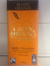 Green & Blacks Organic Milk Chocolate & Blood Orange Bar 100g