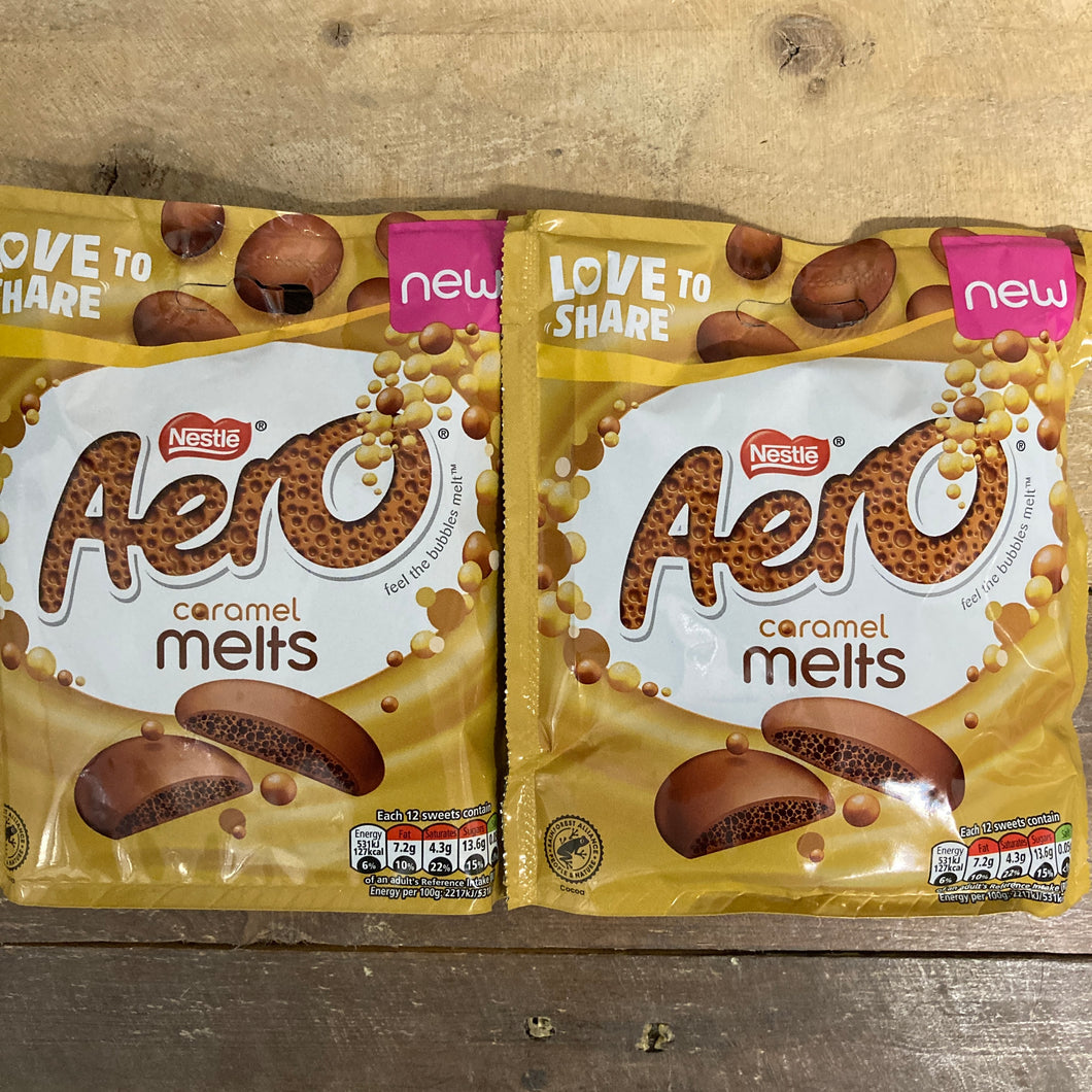 3x Aero Caramel Melts Chocolate Sharing Bags (3x86g)