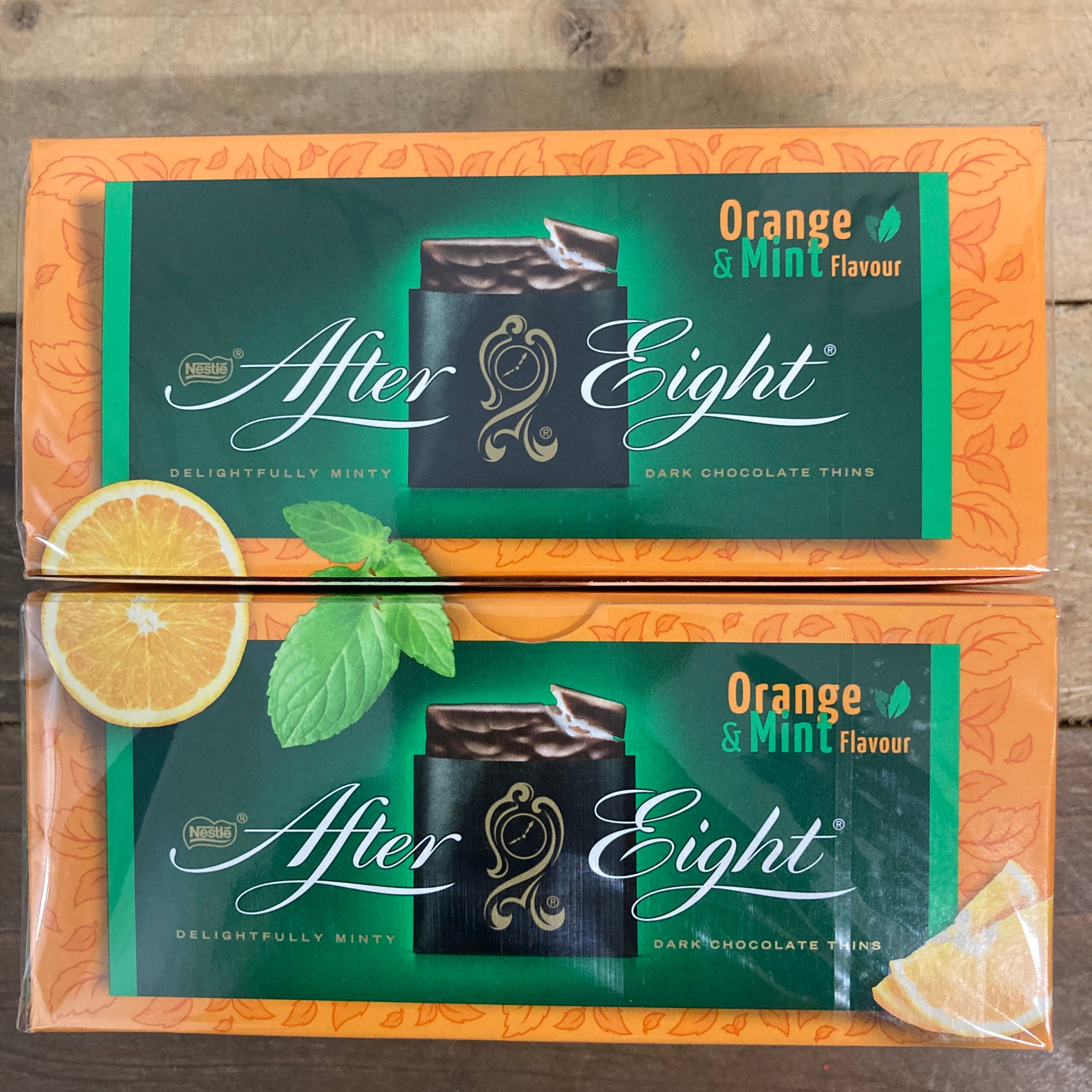 After Eight Dark Chocolate Squares orange & mint, 200 g – Peppery Spot