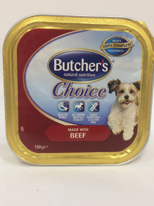 Butcher's Choice - Beef Complete Meal for Adult Dogs 150g
