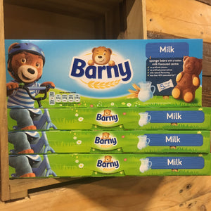 20x Barny Milk Sponge Bears (4 Packs of 5 Cakes)