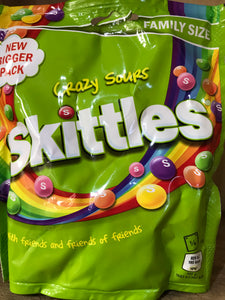 Skittles Crazy Sours Family Size 196g