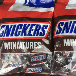 1/2 Kilo of Snickers Miniatures (4 Bags of 150g)