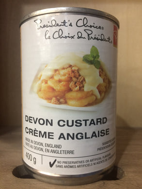 Presidents Choice Devon Custard 400g