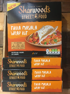 3x Sharwood's Street Food Tikka Masala Wrap Kits (3x456g)