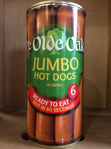 Ye Olde Oak Jumbo 6x Hot Dogs 560g