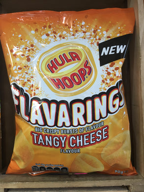 Hula Hoops Flavarings Tangy Cheese Sharing Bag 90g