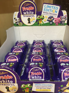 12x Cadbury Freddo Treasures White Chocolate with Toy (12x14.4g)