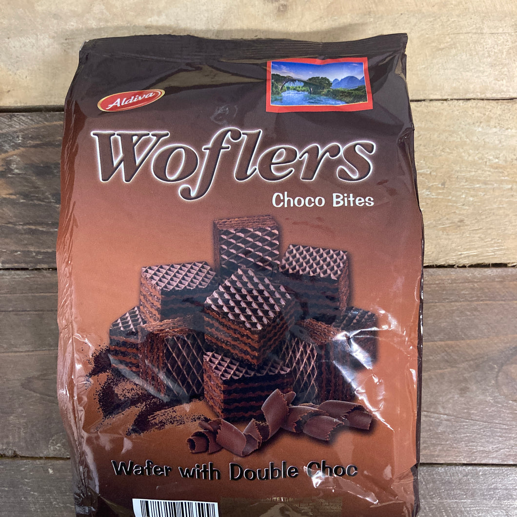 Aldiva Woflers Double Chocolate Wafer Bites 250g