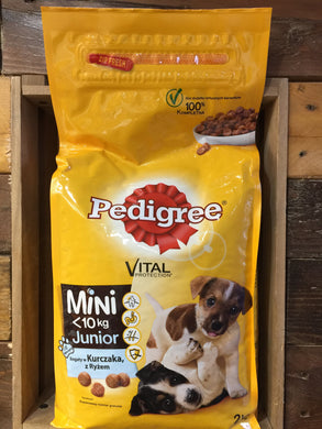 Pedigree Mini Junior Chicken and Rice 2kg