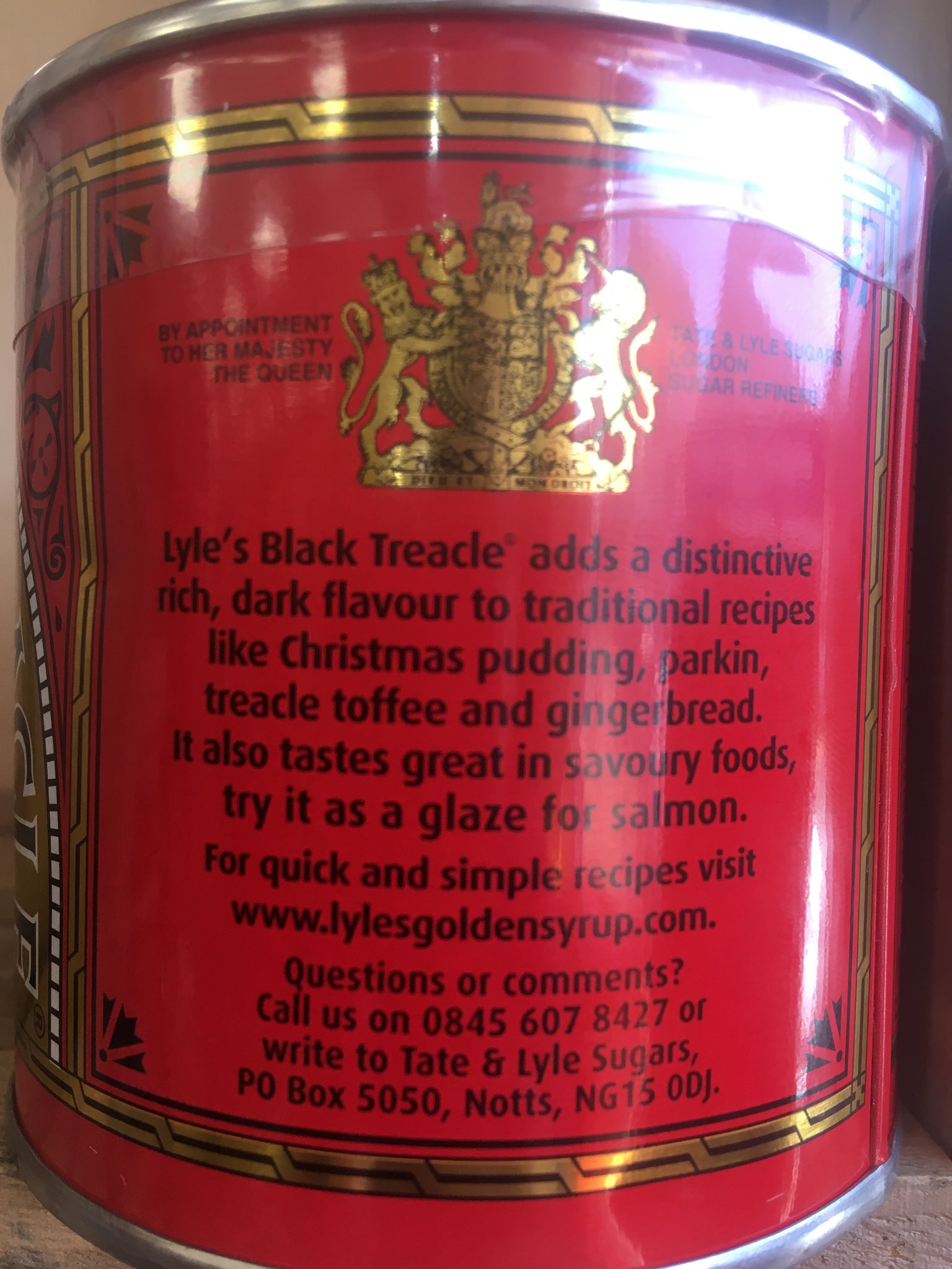 Lyle's Black Treacle 454g & Low Price Foods Ltd