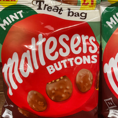4x Maltesers Buttons Mint Chocolate Sharing Bags (4x68g)