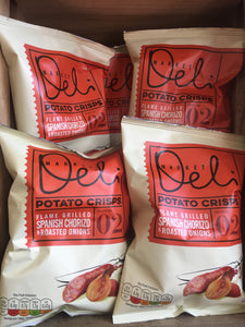 5x Packets of Walkers Market Deli Chorizo & Onion Crisps (5x40g)