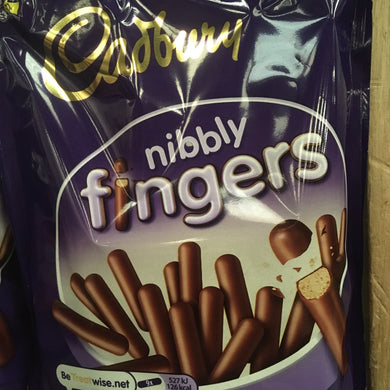 2x Cadbury Nibbly Chocolate Mini Fingers Biscuits (2x125g)