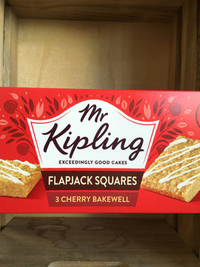 Mr. Kipling 3 Cherry Bakewell Flapjack Squares