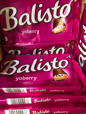 36x Balisto Yoberry Fruit Cereal Bars (6x6x18.5g)