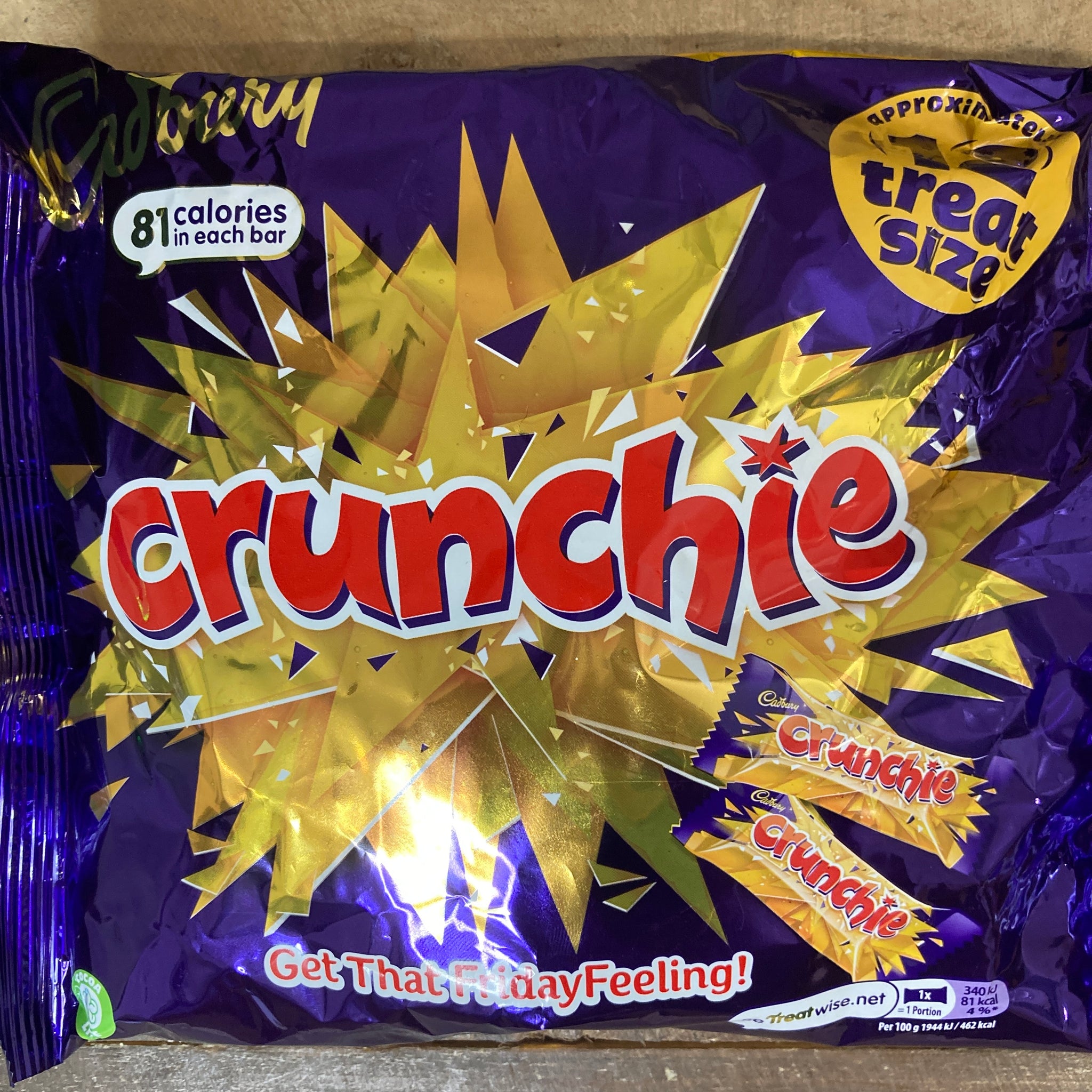 Crunchie Fun Size 24x Crunchie Treatsize (2 Big Bags of 12) & Low Price Foods Ltd