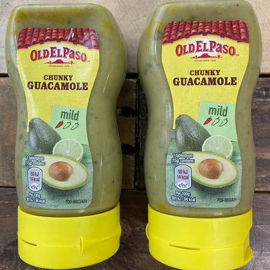 2x Old El Paso Squeezy Chunky Guacamole (2x240g)