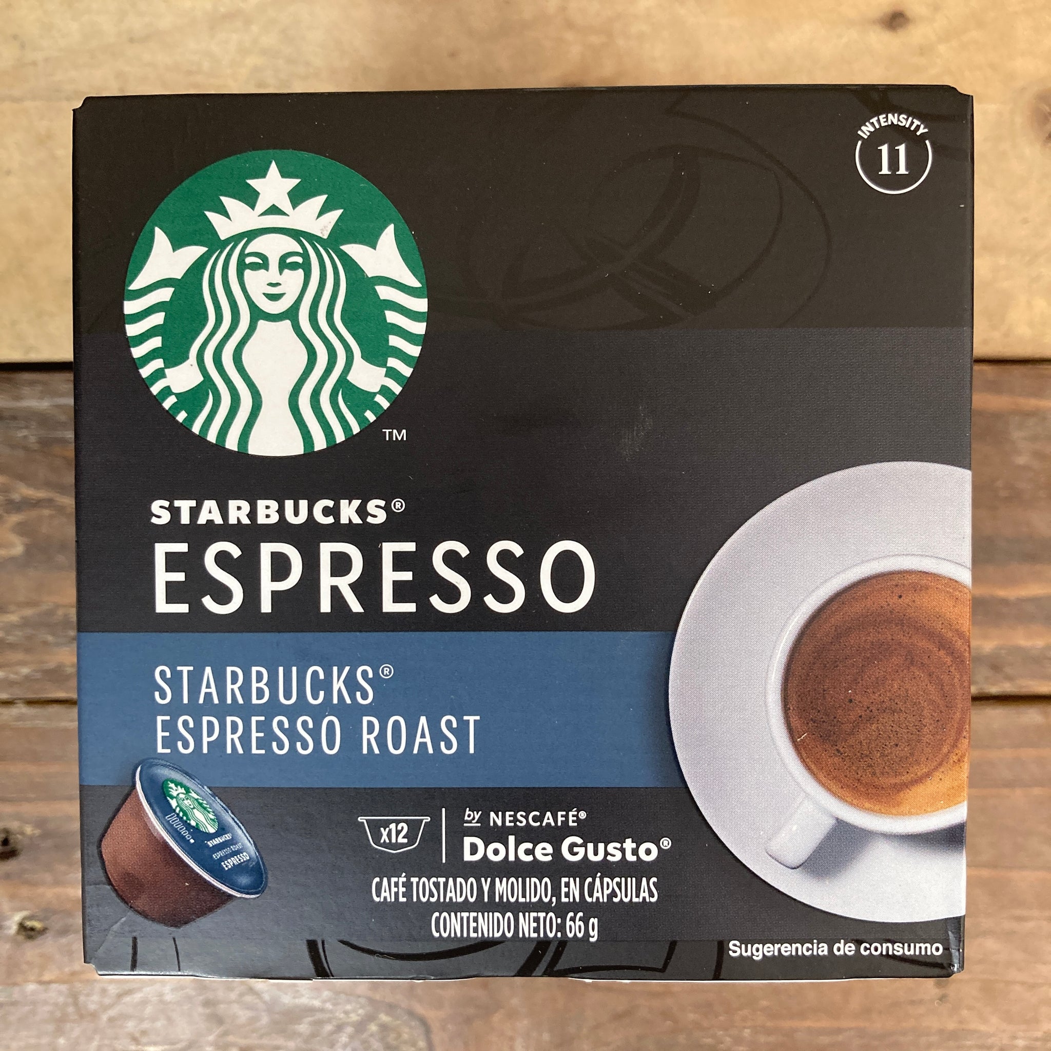 24x STARBUCKS Dolce Gusto Espresso Roast Pods (2 Packs of 12 pods)