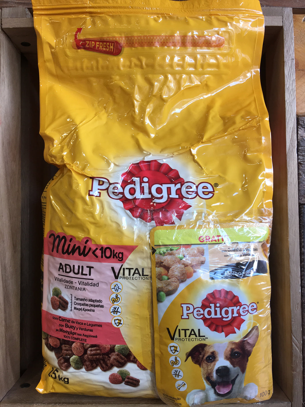 Pedigree Vital Protection Adult Mini With Beef and Vegetables 1.5KG