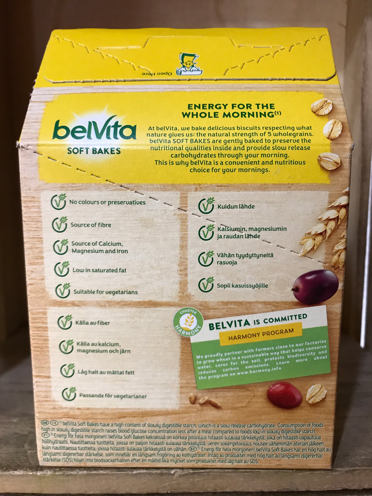 Belvita Soft Bakes Red Fruits 5 Pack 250g & Low Price Foods Ltd
