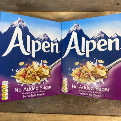Alpen No Added Sugar Blueberry Cherry & Almond Muesli 